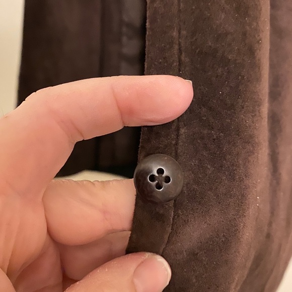 Brown suede vest M Classiques Entiere - Picture 5 of 5